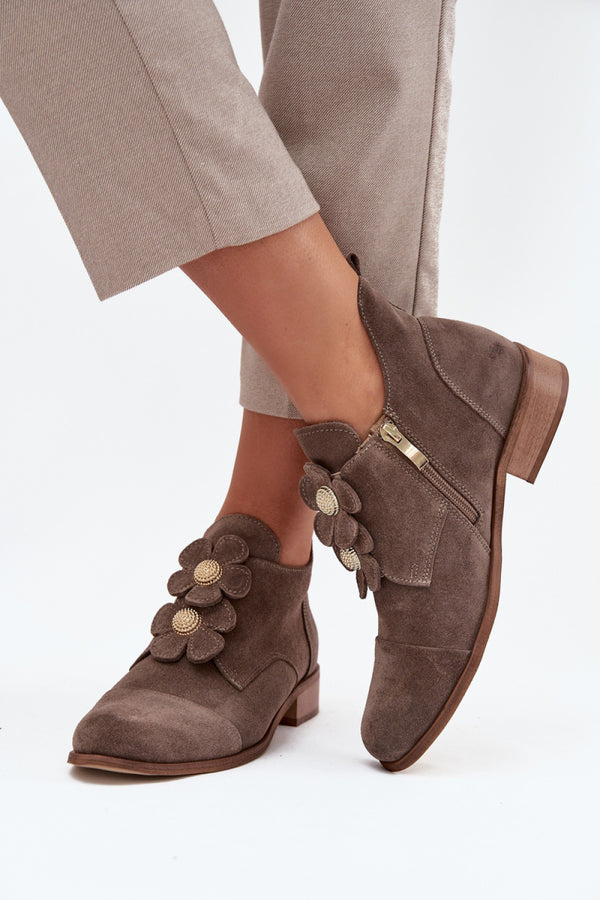 Bottes femme Step in style Chaussures Basses Chaussures — beige