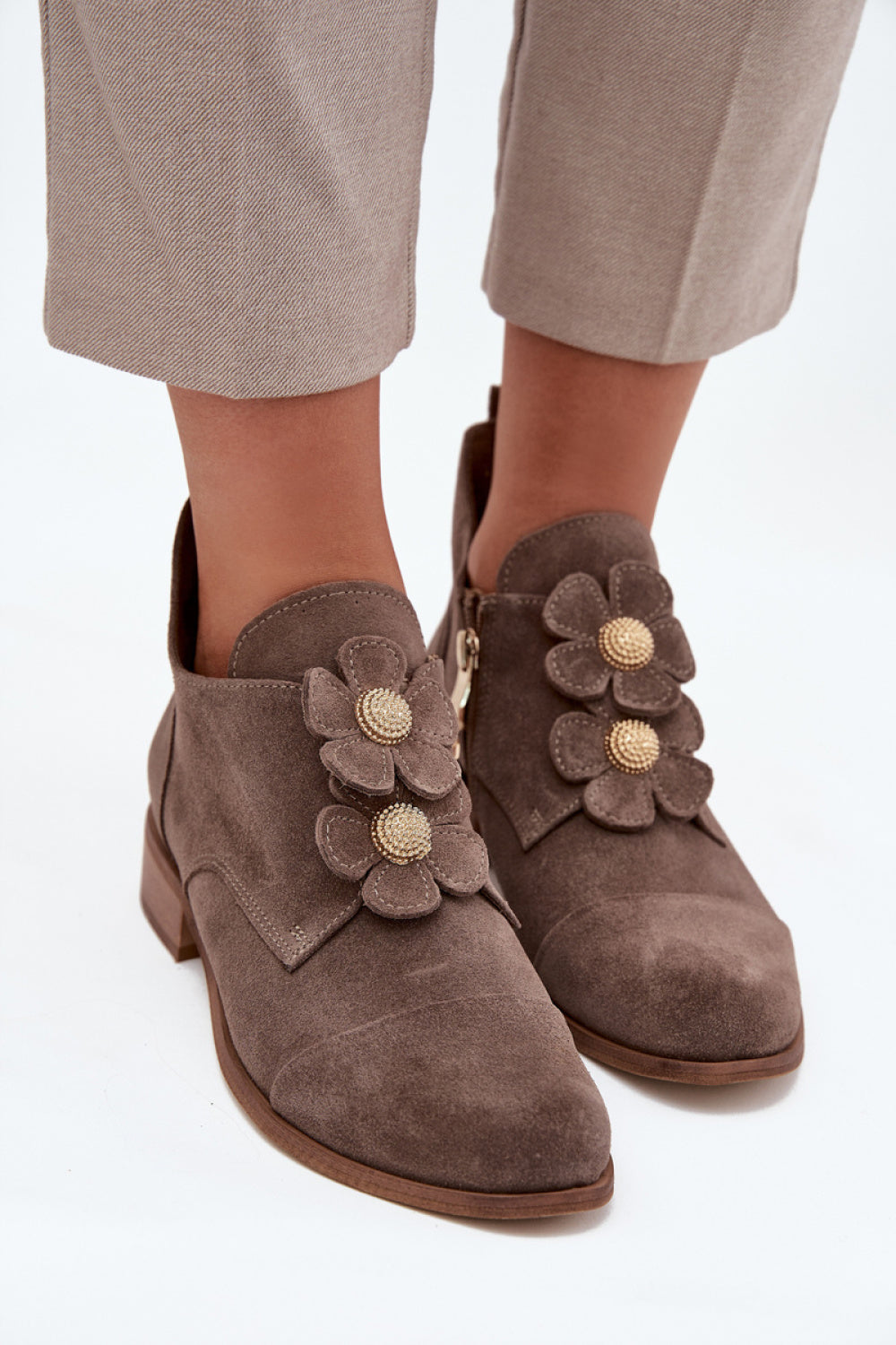 Bottes femme Step in style Chaussures Basses Chaussures — beige