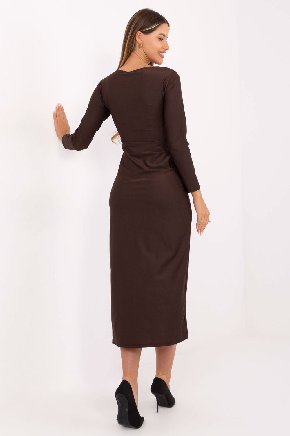 Robe femme Italy Moda De Soirée De — brun