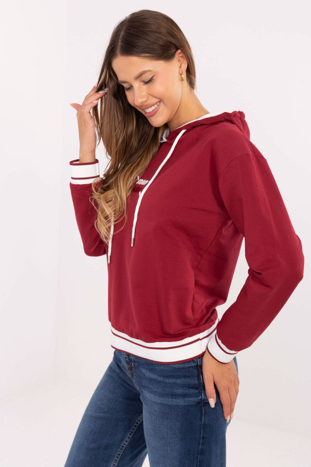 T-shirt femme Relevance Sweatshirt Sweatshirt — rouge