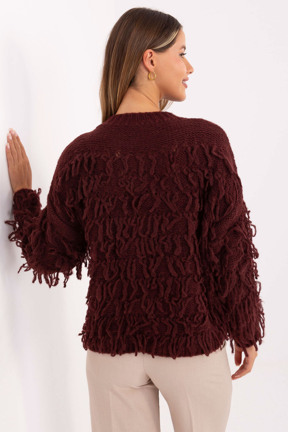 Pull femme Rue Paris Chandail Chandail — rouge