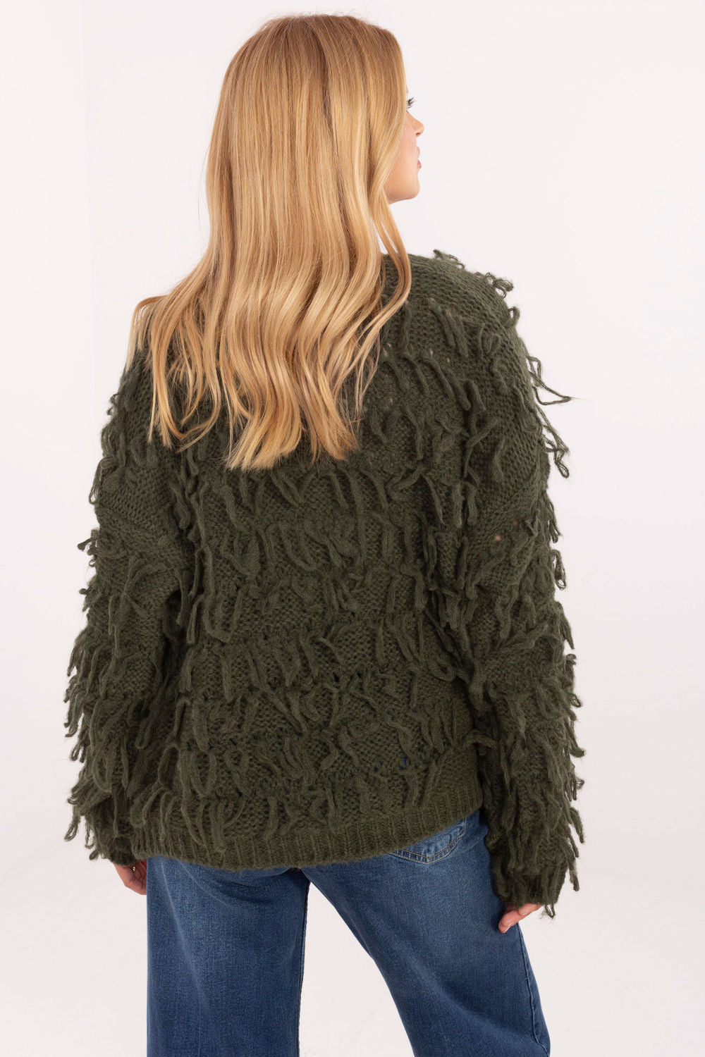 Cardigan femme Rue Paris — vert