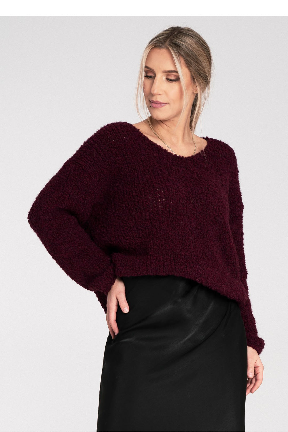 Pull femme Figl Chandail Chandail — rouge
