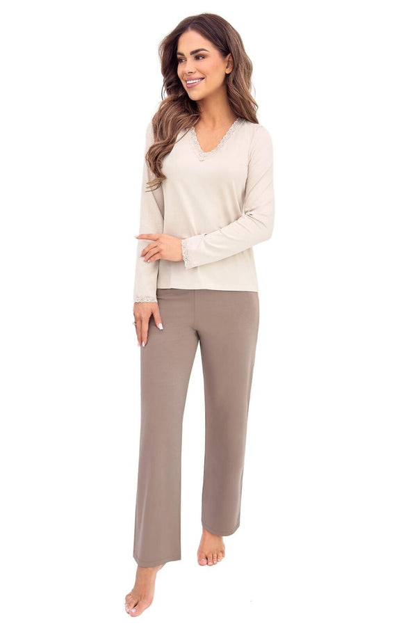 Pyjama femme Donna — beige