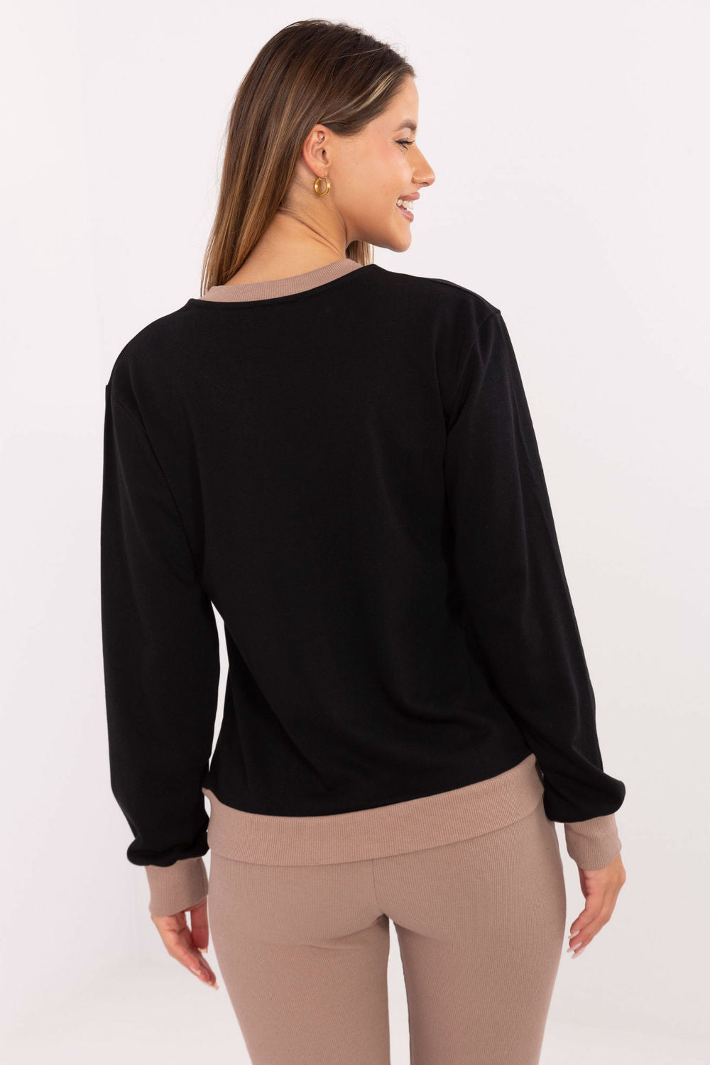 T-shirt femme Relevance Sweatshirt Sweatshirt — noir