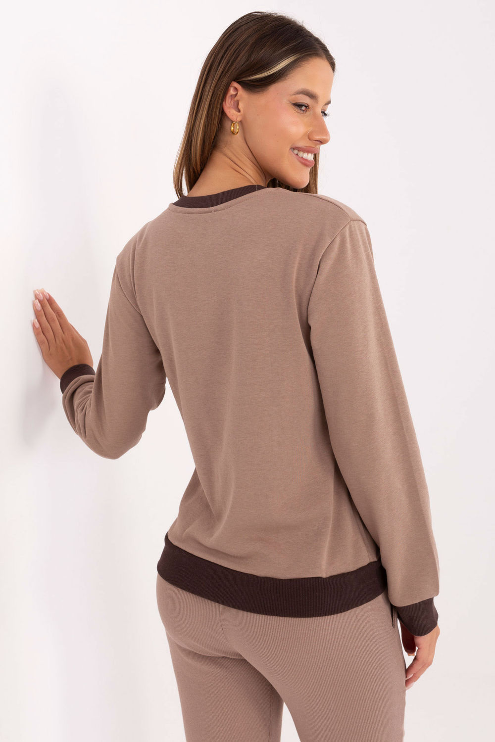 T-shirt femme Relevance Sweatshirt Sweatshirt — beige