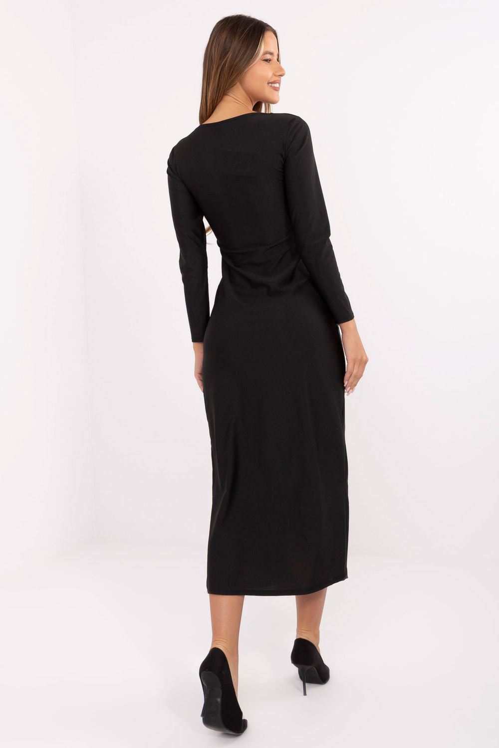 Robe femme Italy Moda De Soirée De — noir