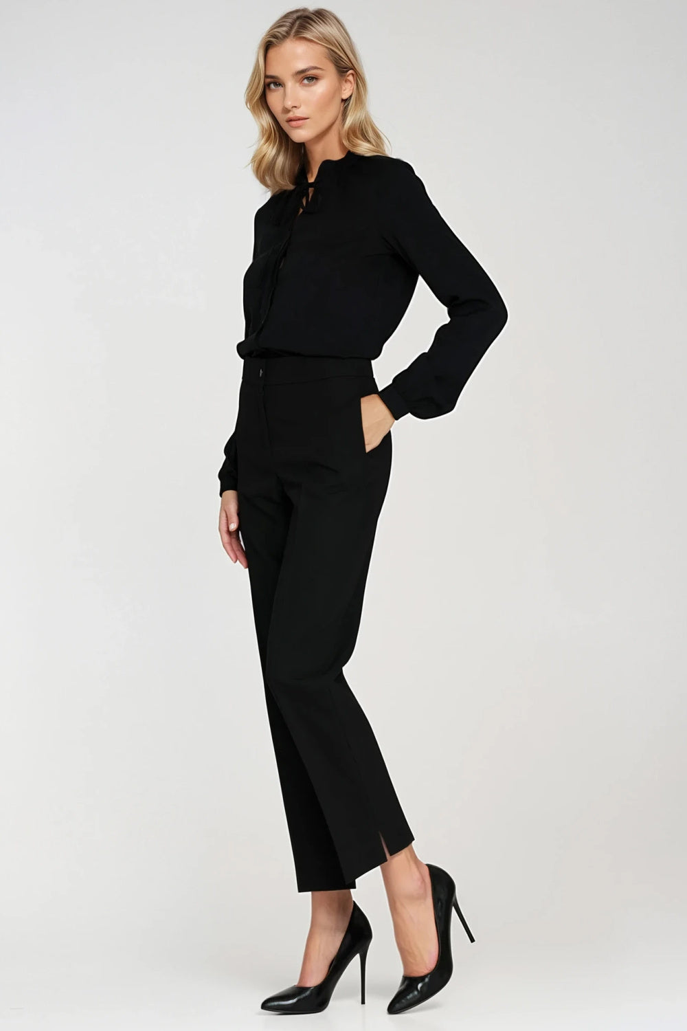 Chaussures à talons femme Nife Pantalon Pantalon — noir