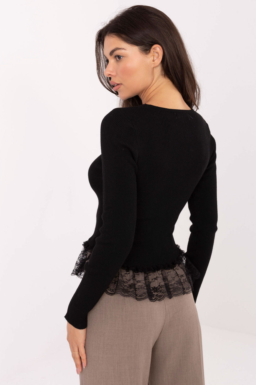 Pull femme Factory Price Chandail Chandail — noir
