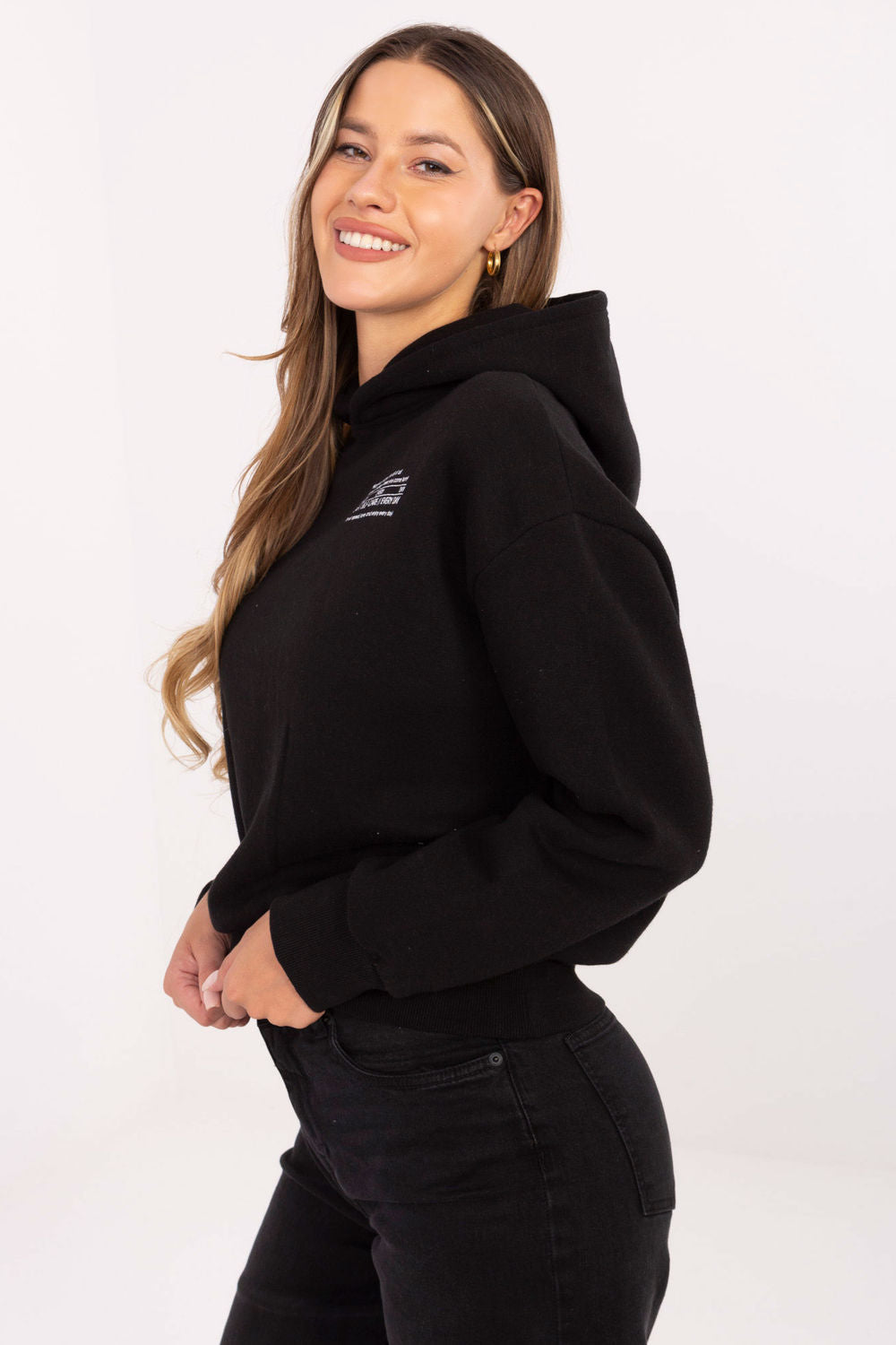 T-shirt femme Sublevel Sweatshirt Sweatshirt — noir