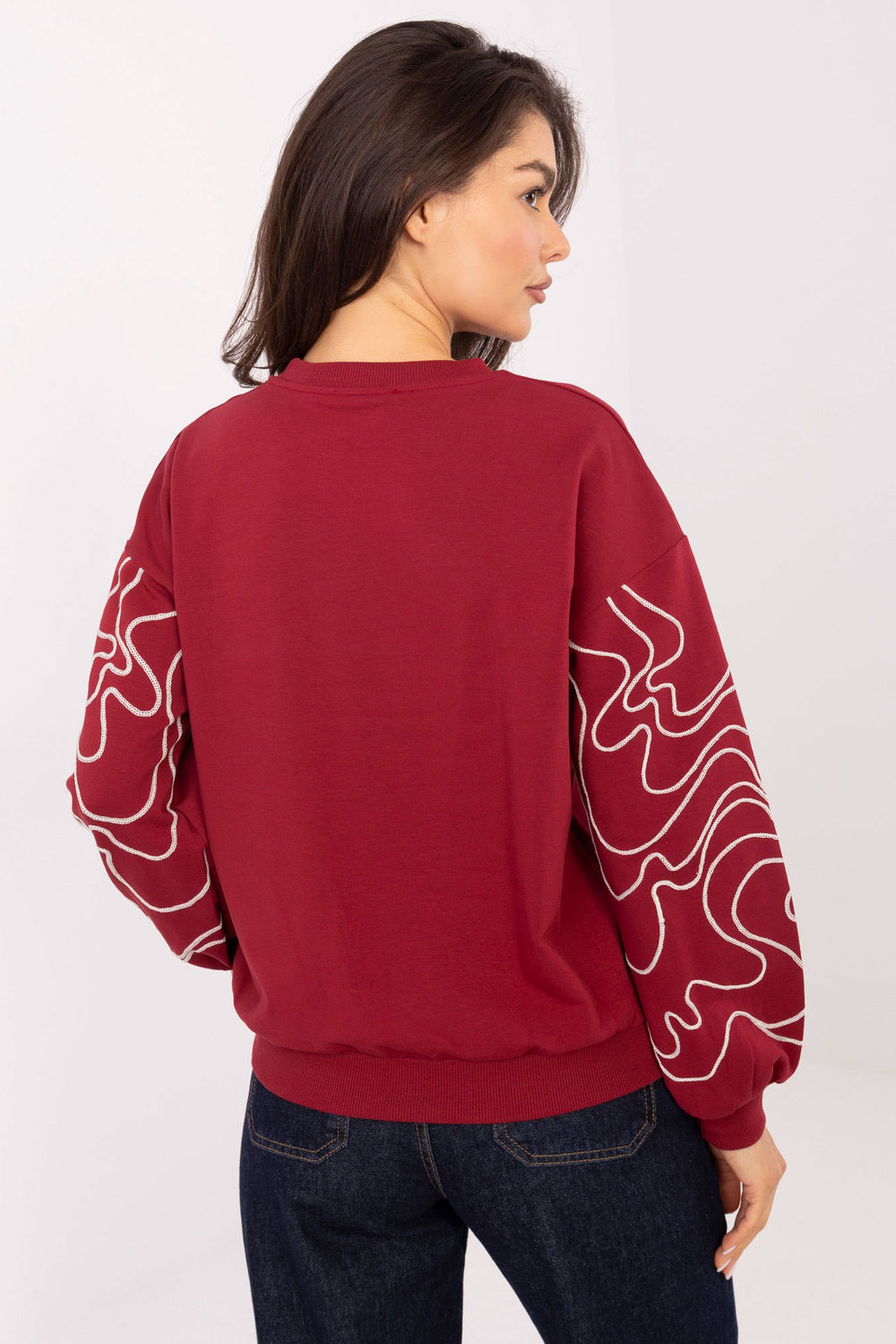 T-shirt femme Relevance Sweatshirt Sweatshirt — rouge