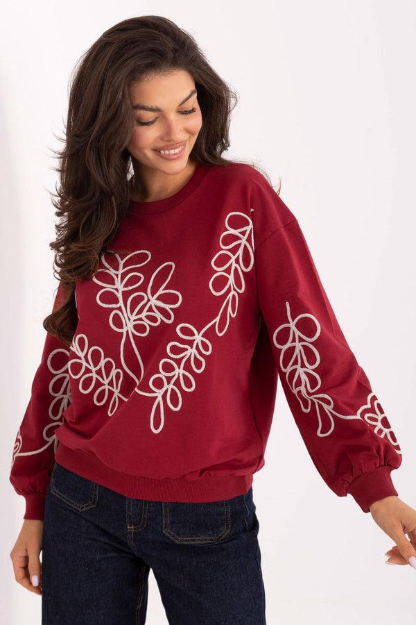 T-shirt femme Relevance Sweatshirt Sweatshirt — rouge