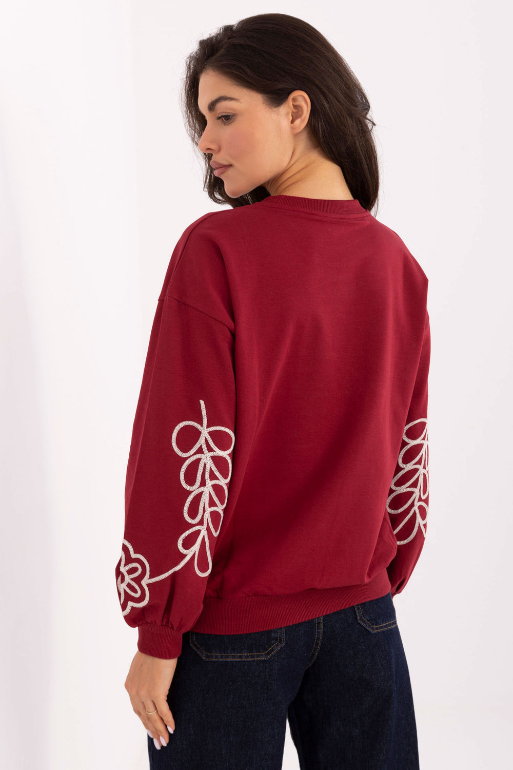 T-shirt femme Relevance Sweatshirt Sweatshirt — rouge