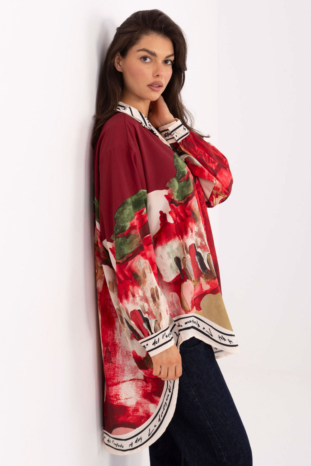 Blouse femme Rue Paris — rouge