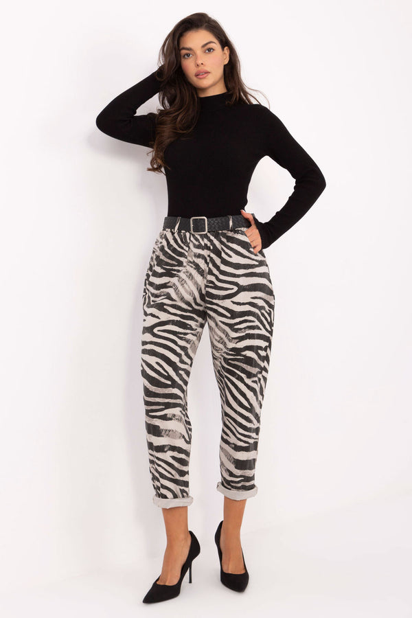 Chaussures à talons femme Italy Moda Pantalon Pantalon — beige