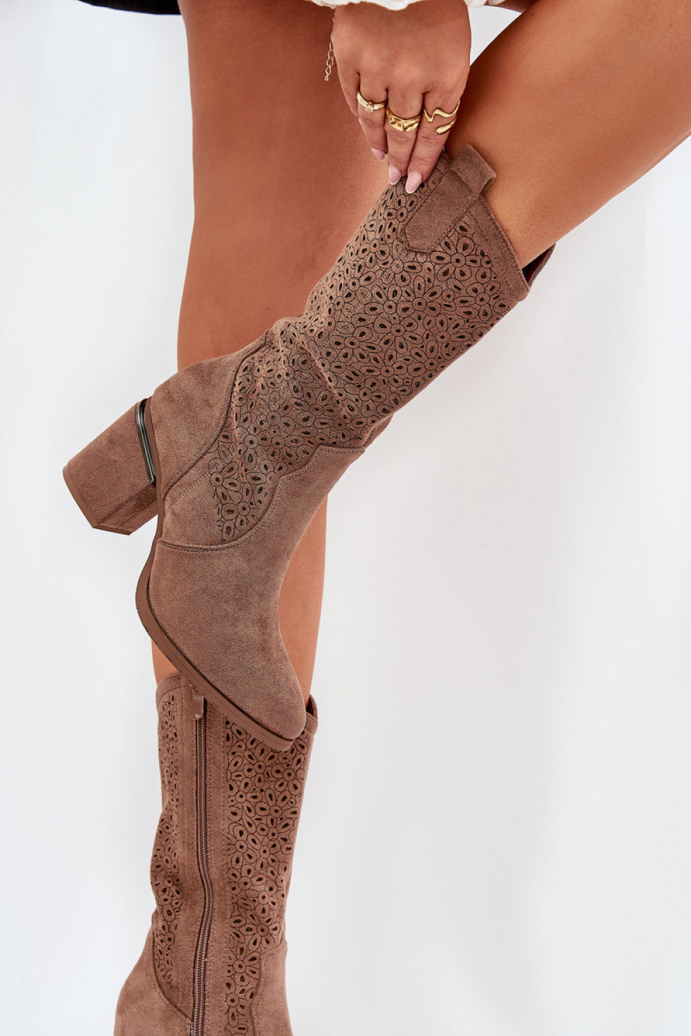 Bottes femme Step in style Ajourées Ajourées — brun