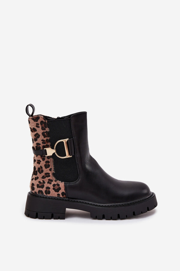 Bottes femme Step in style Jodhpur Chaussures Jodhpur — noir