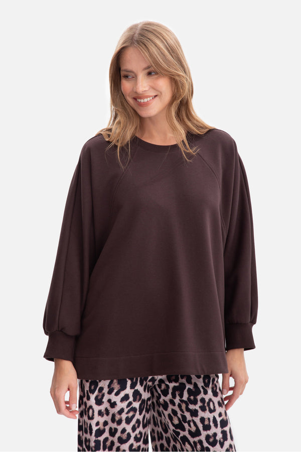 T-shirt femme BeWear Sweatshirt Sweatshirt — brun
