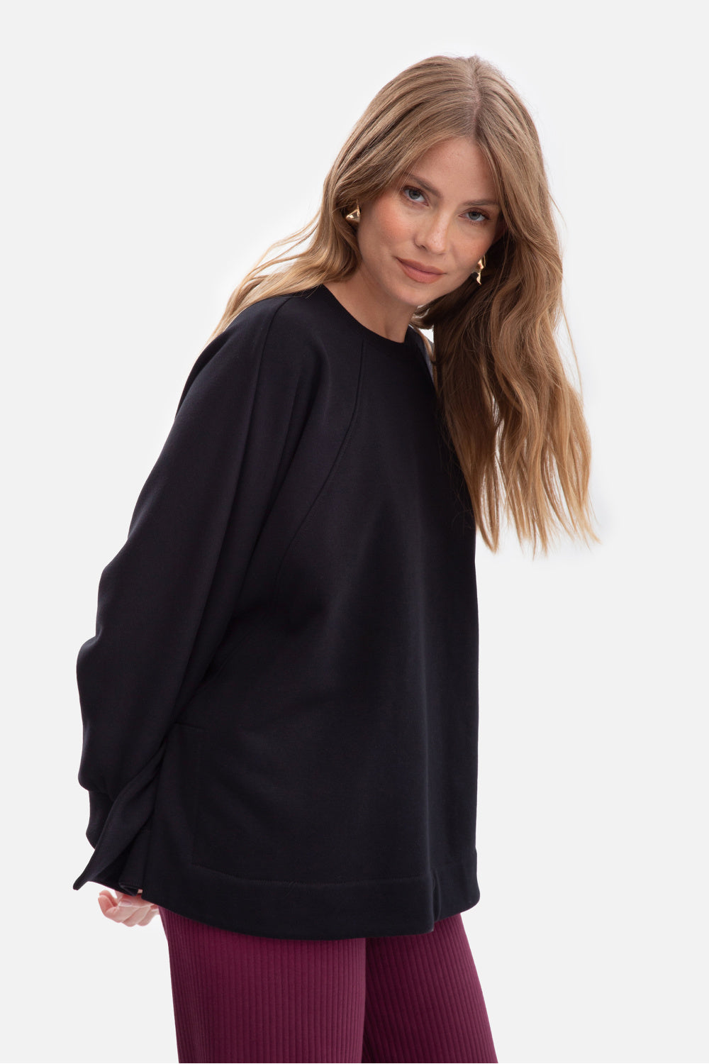 T-shirt femme BeWear Sweatshirt Sweatshirt — noir