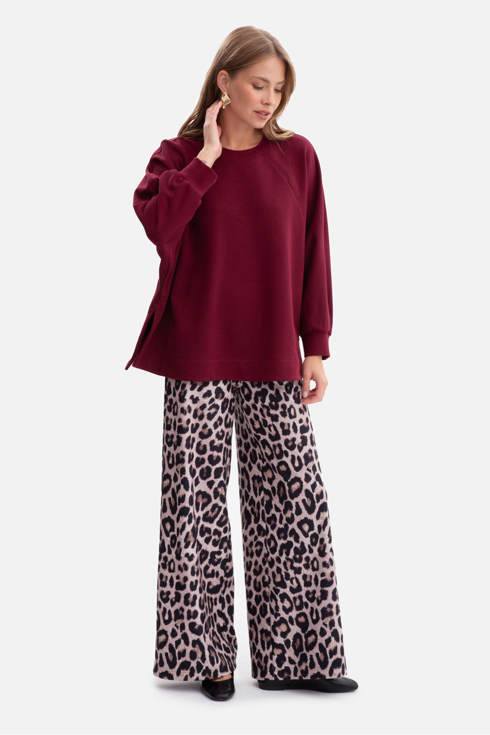 T-shirt femme BeWear Sweatshirt Sweatshirt — rouge