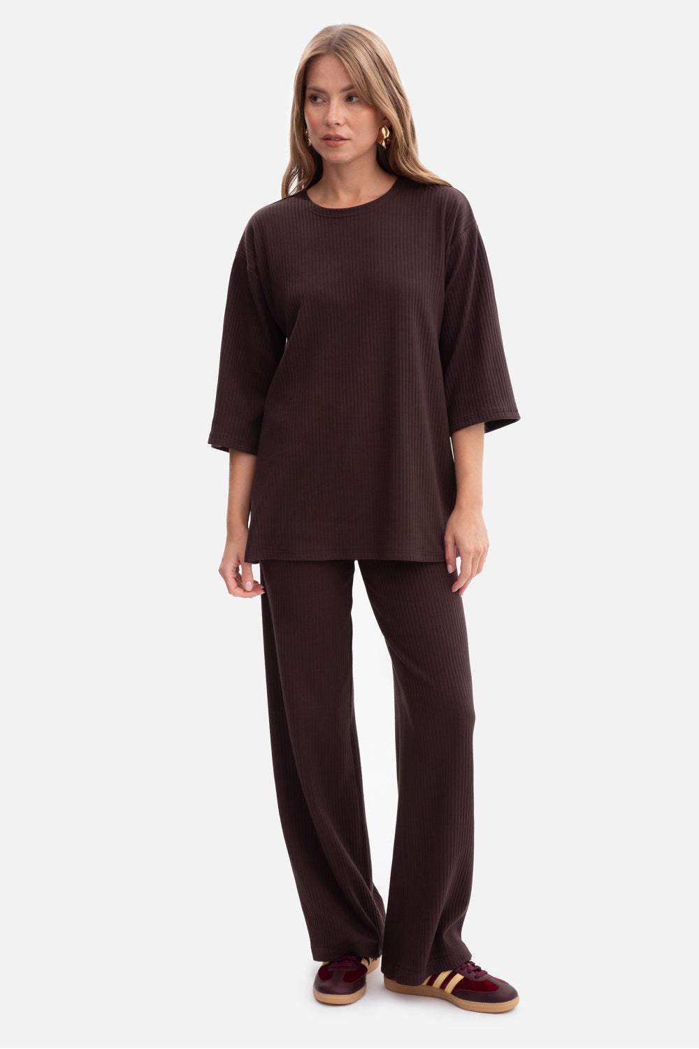 Chaussures à talons femme BeWear Pantalon Pantalon — brun