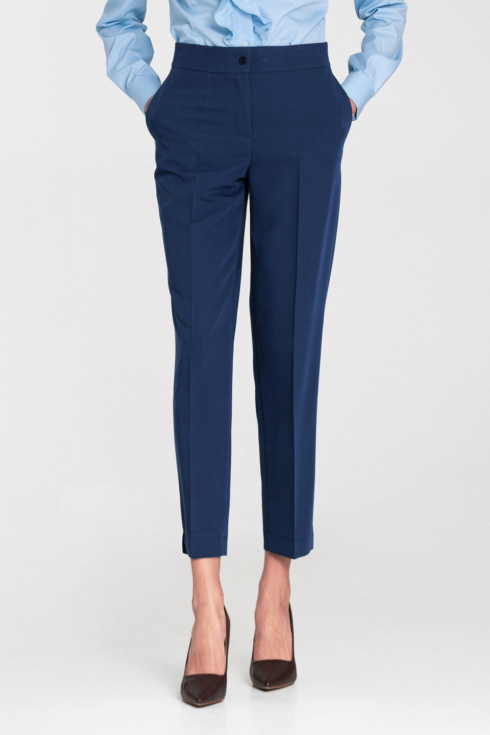 Chaussures à talons femme Nife Pantalon Pantalon — bleu marine
