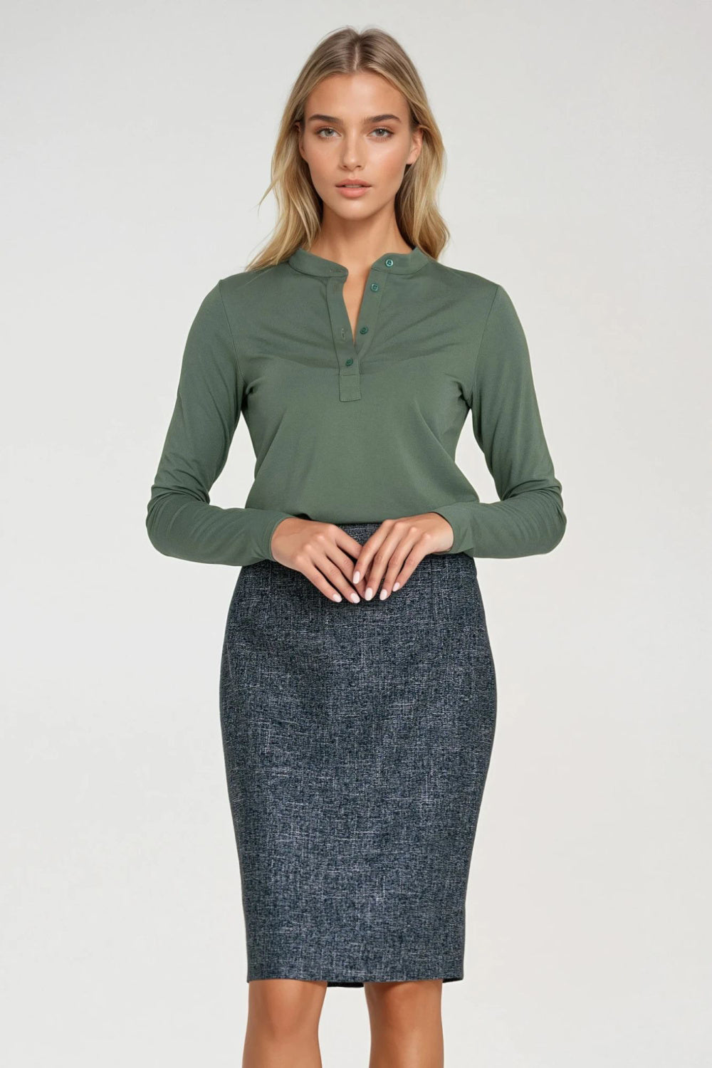 Blouse femme Nife Chemisier Chemisier — vert