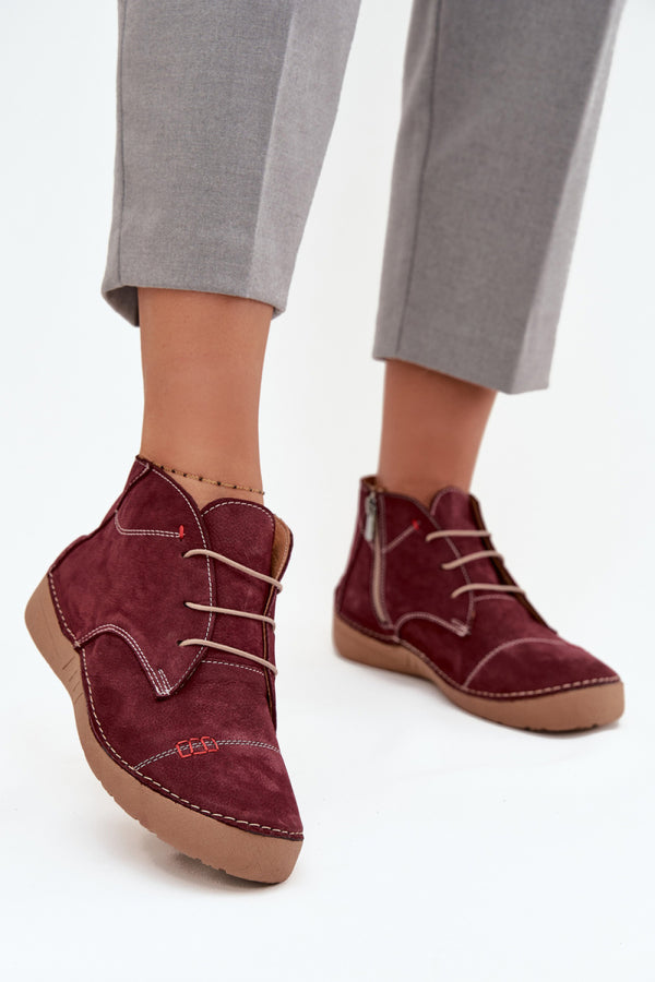 Bottes femme Step in style Chaussures Basses Chaussures — rouge