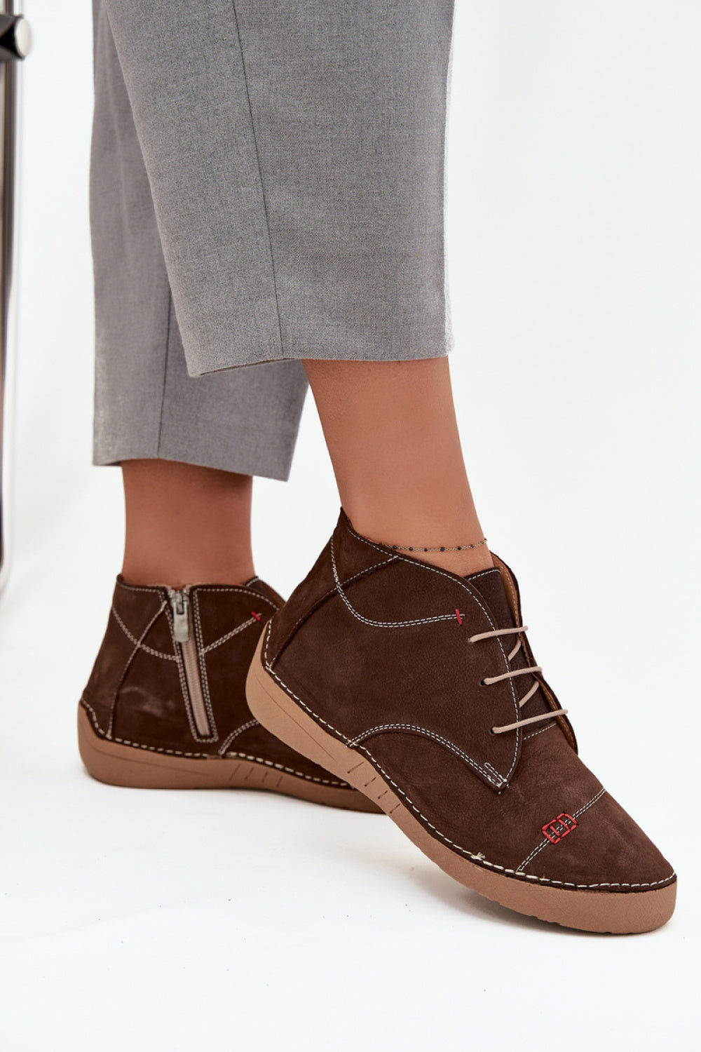 Bottes femme Step in style Chaussures Basses Chaussures — brun