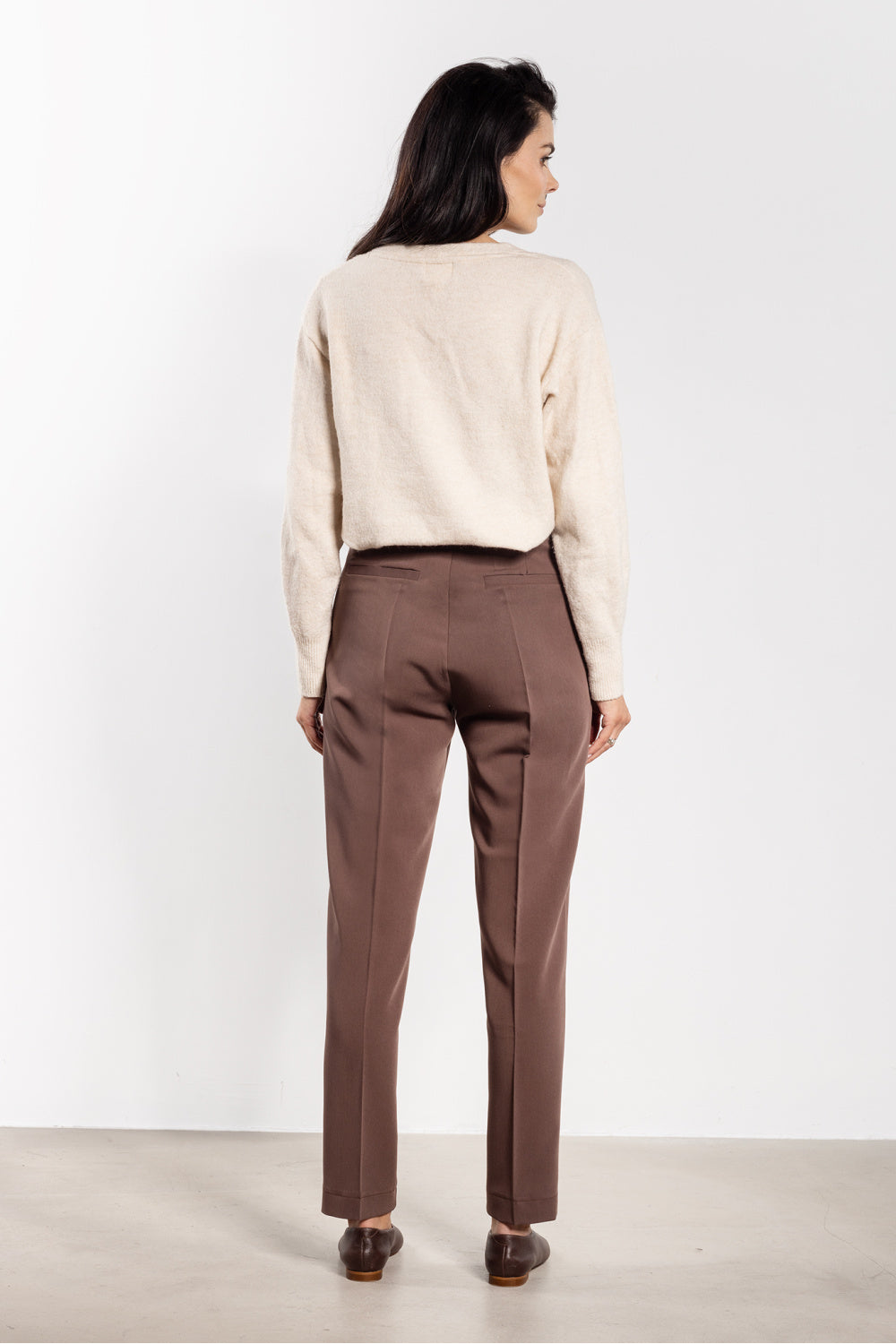 Chaussures à talons femme awama Pantalon Pantalon — brun