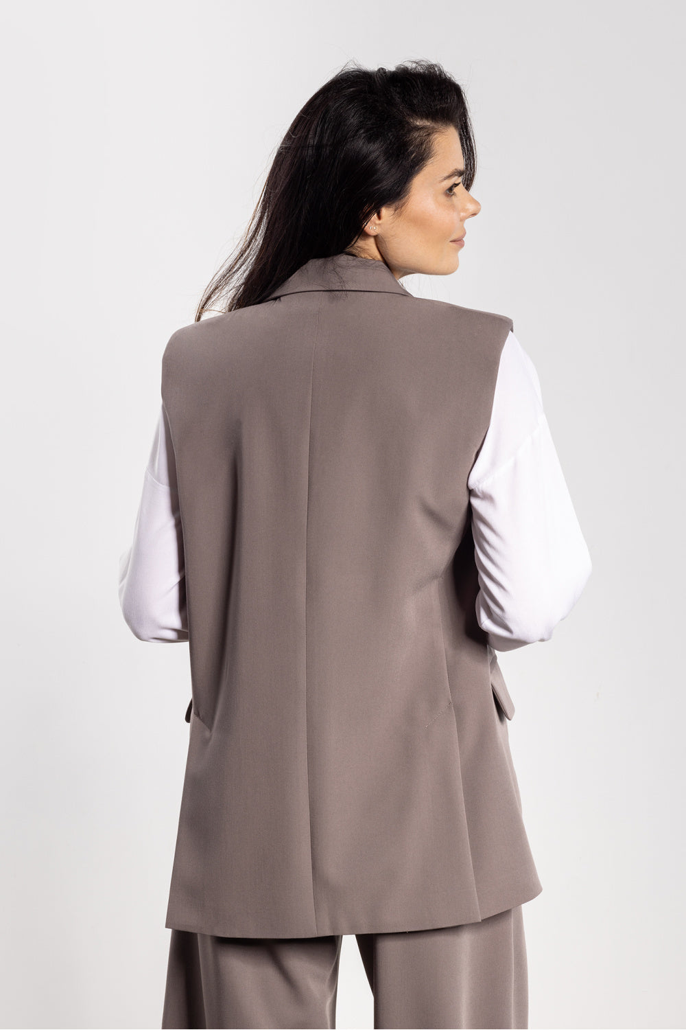 Gilet femme awama — brun