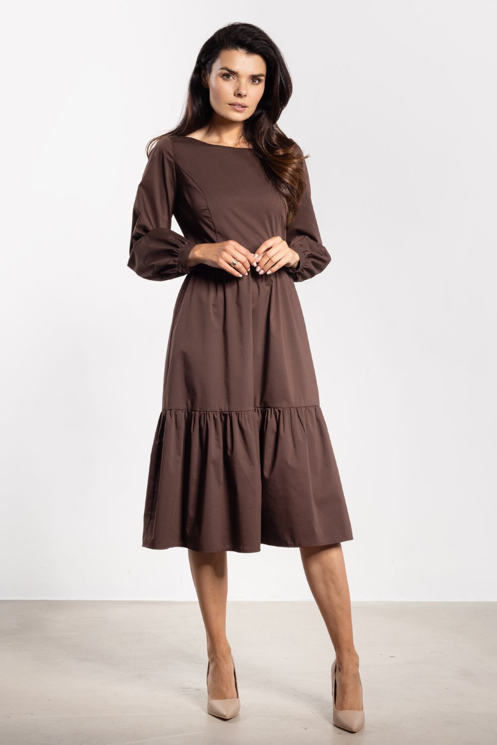 Robe femme awama De Jour De — brun
