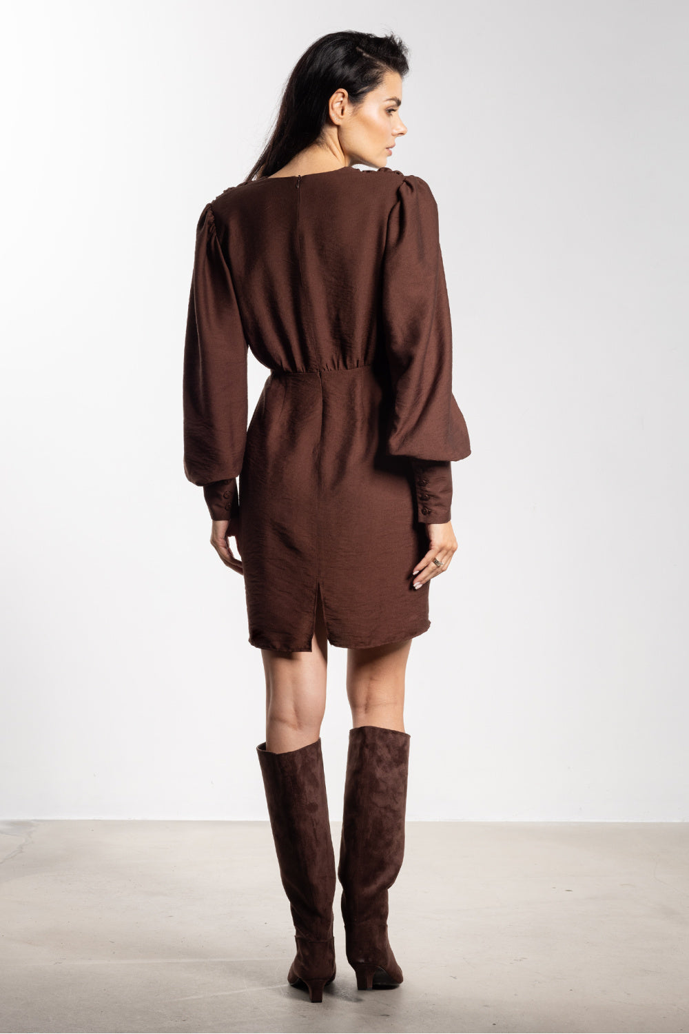 Robe femme awama De Cocktail De — brun