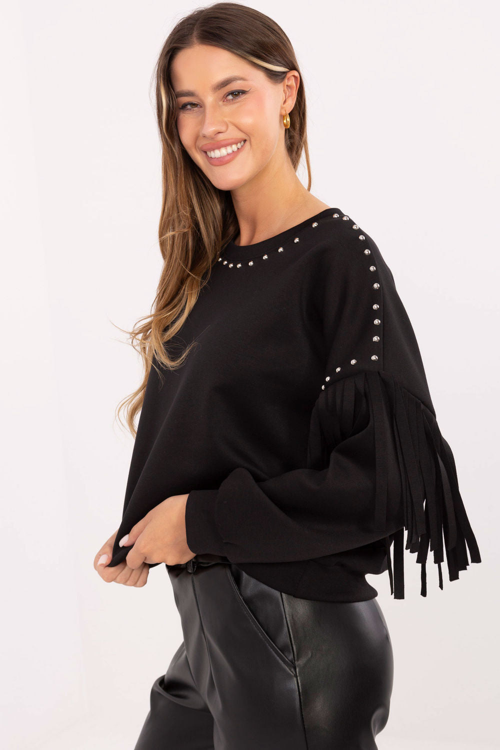 T-shirt femme Rue Paris Sweatshirt Sweatshirt — noir