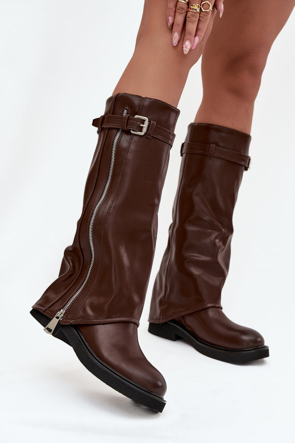Bottes femme Step in style Cuissardes Cuissardes — brun