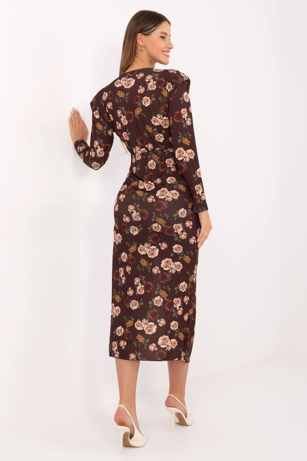 Robe femme Italy Moda De Cocktail De — brun