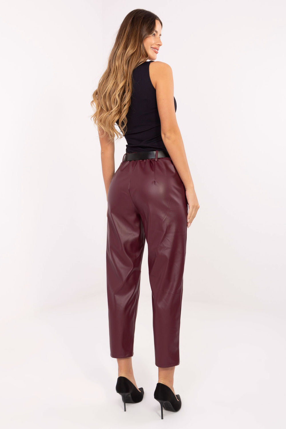 Chaussures à talons femme Rue Paris Pantalon Pantalon — rouge