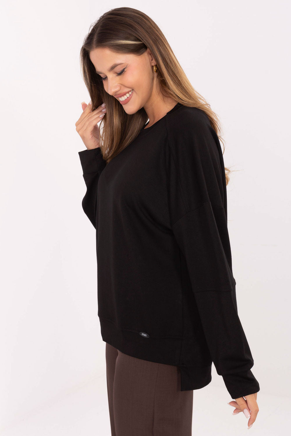 T-shirt femme Relevance Sweatshirt Sweatshirt — noir