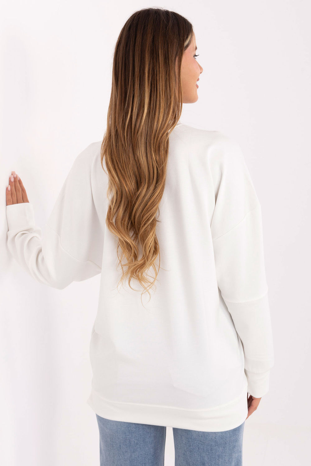 T-shirt femme Relevance Sweatshirt Sweatshirt — beige