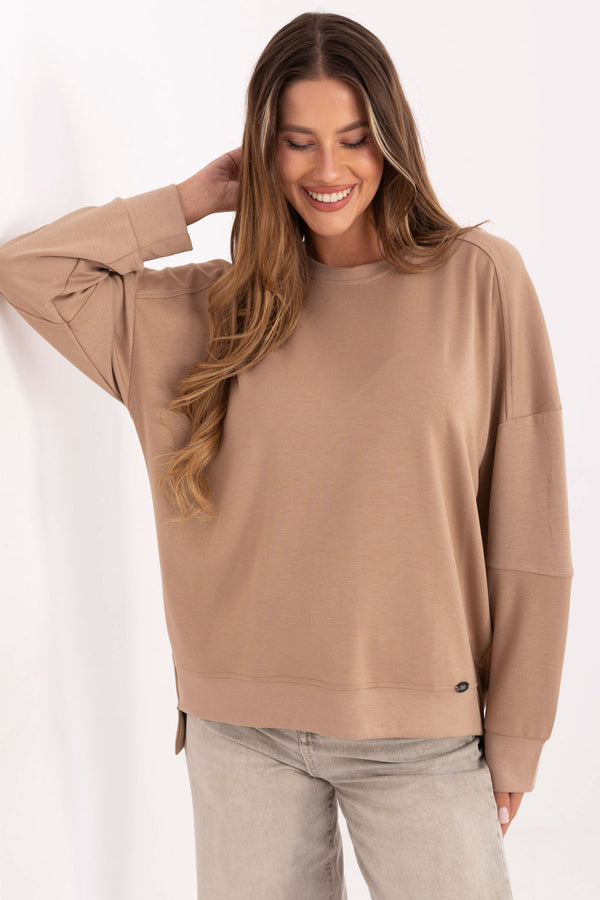 T-shirt femme Relevance Sweatshirt Sweatshirt — beige