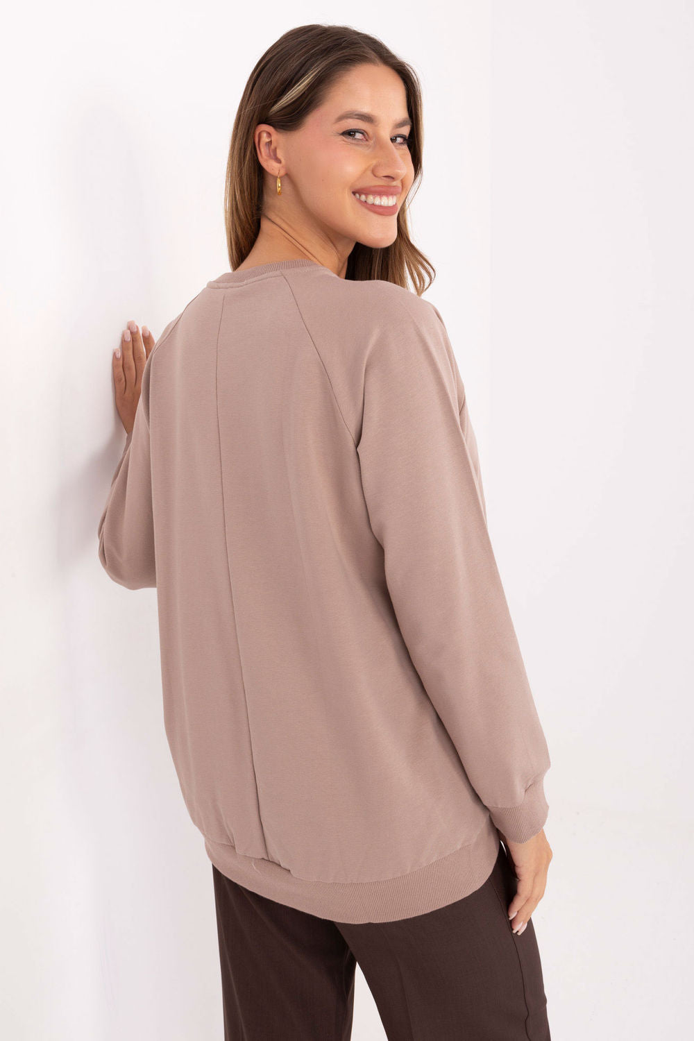 T-shirt femme Relevance Sweatshirt Sweatshirt — beige