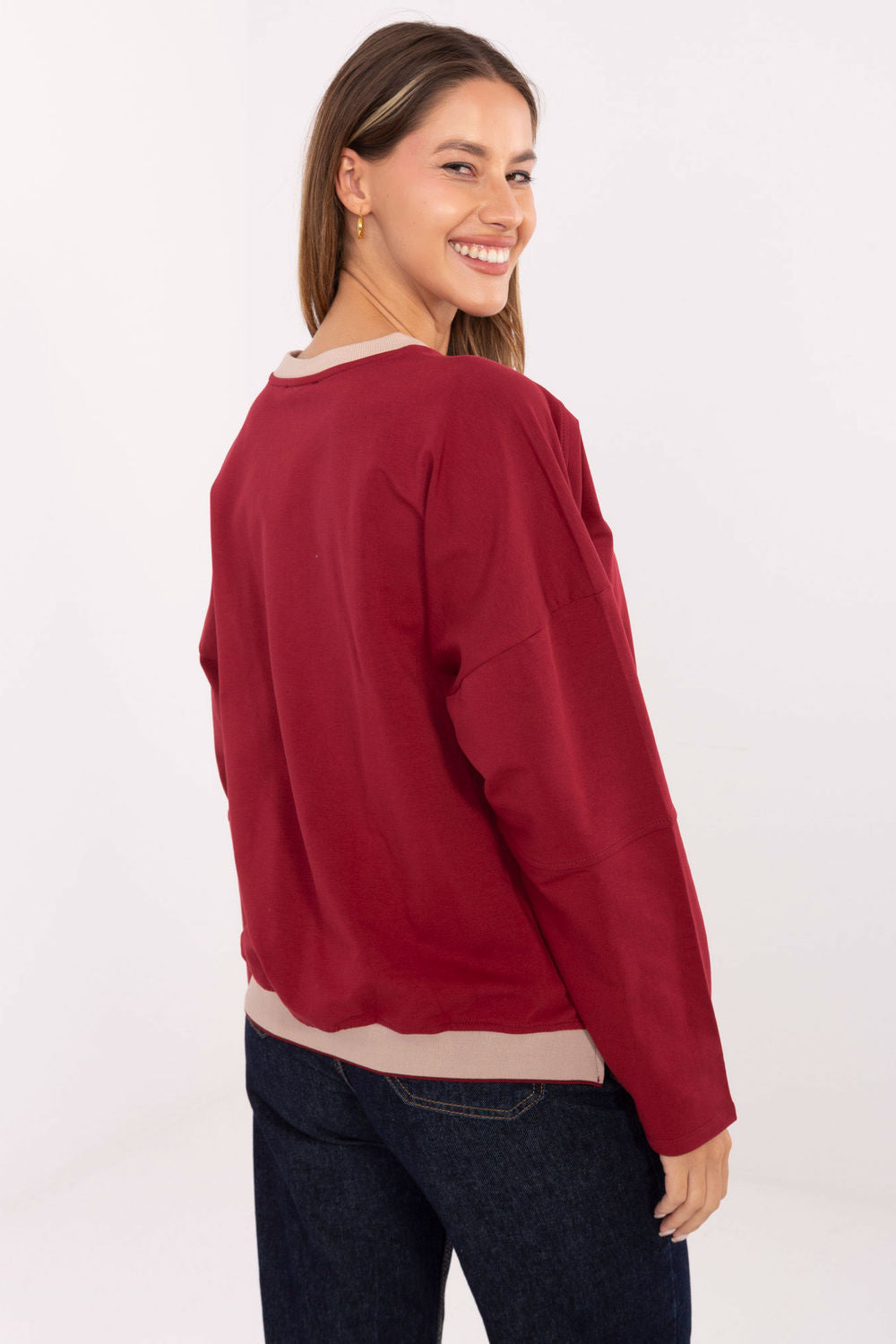 T-shirt femme Relevance Sweatshirt Sweatshirt — rouge