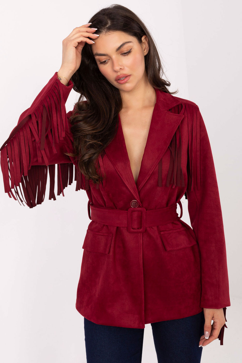 Veste femme Rue Paris — rouge