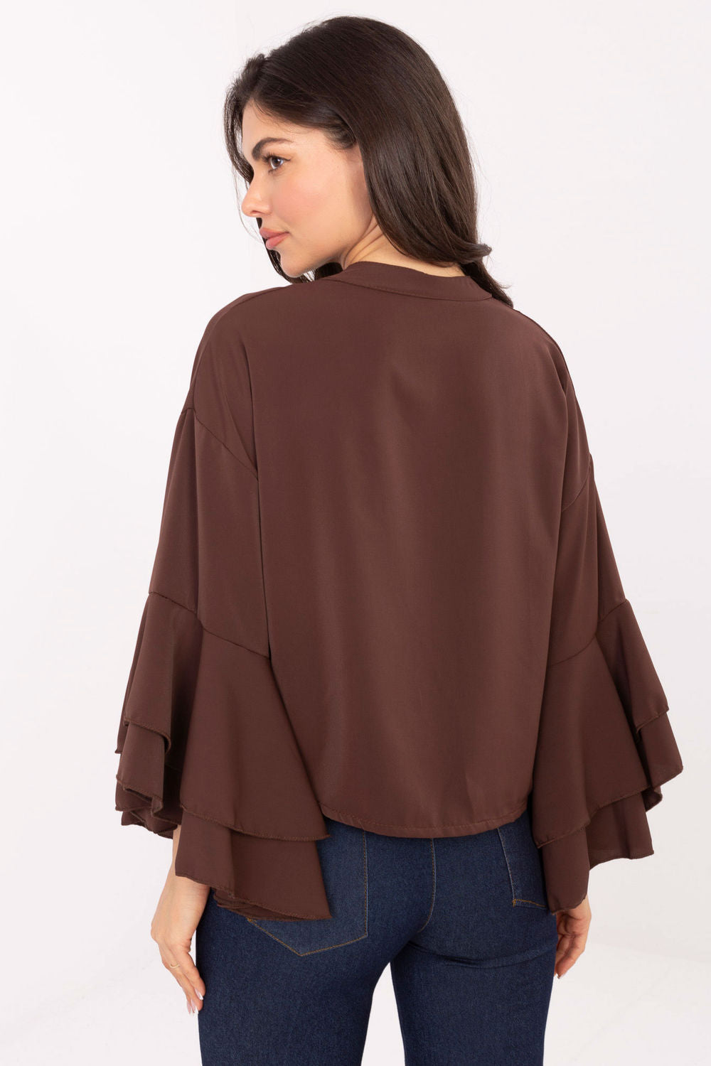Blouse femme Rue Paris — brun