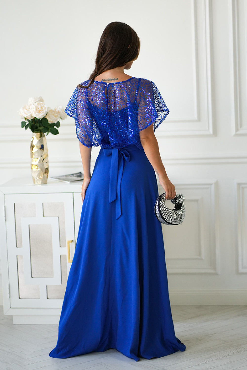 Robe femme Bicotone Longue Longue — bleu