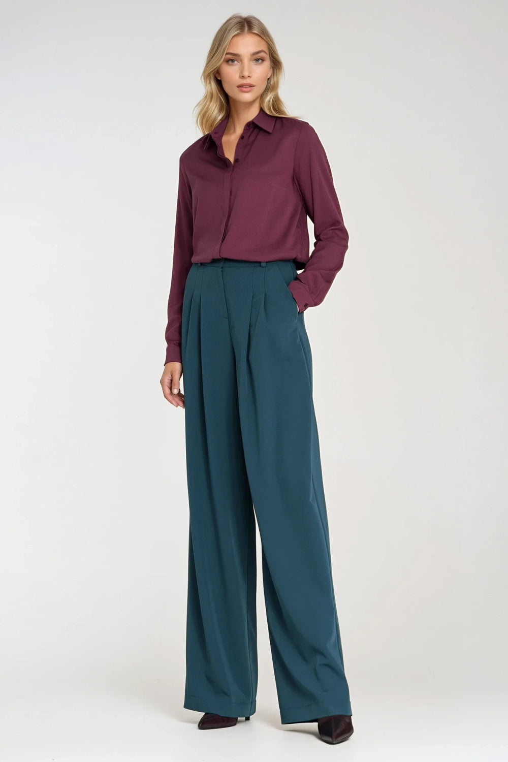 Chaussures à talons femme Nife Pantalon Pantalon — bleu