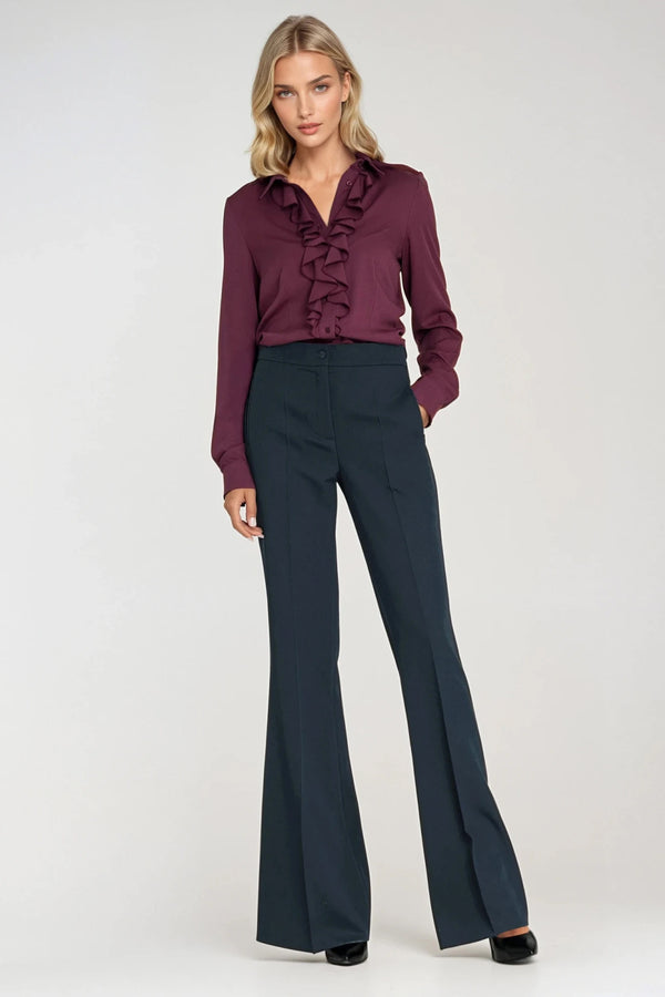 Chaussures à talons femme Nife Pantalon Pantalon — bleu marine