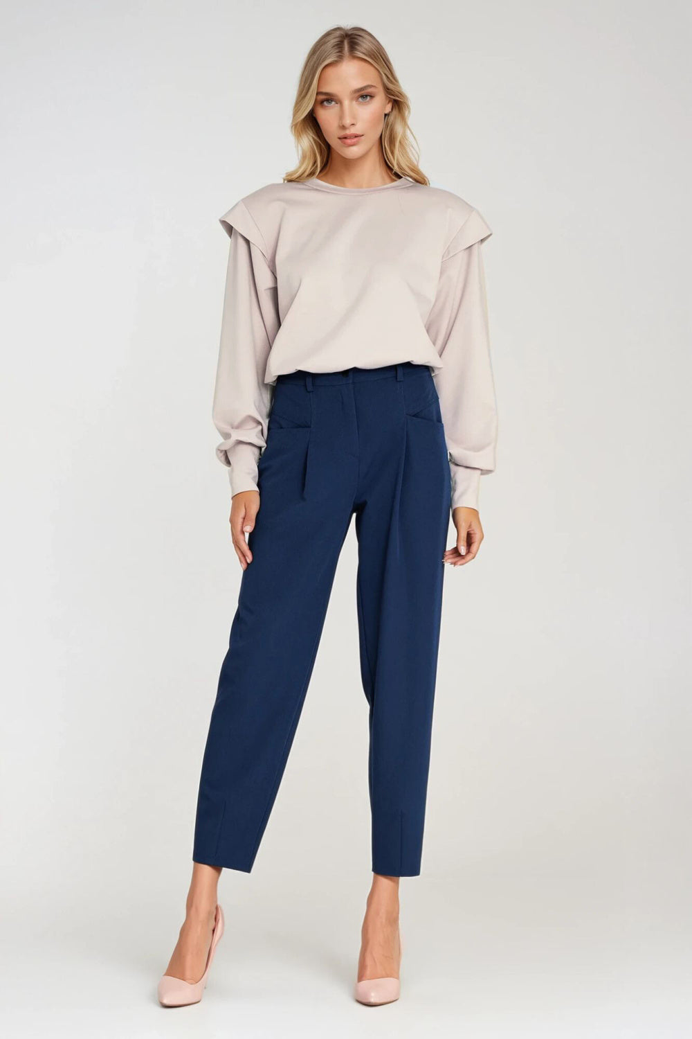 T-shirt femme Nife Sweatshirt Sweatshirt — beige