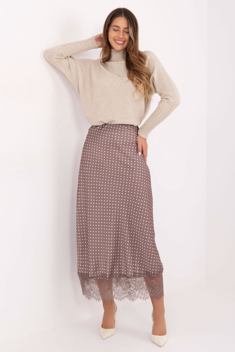 Jupe femme Rue Paris Longue Longue — beige