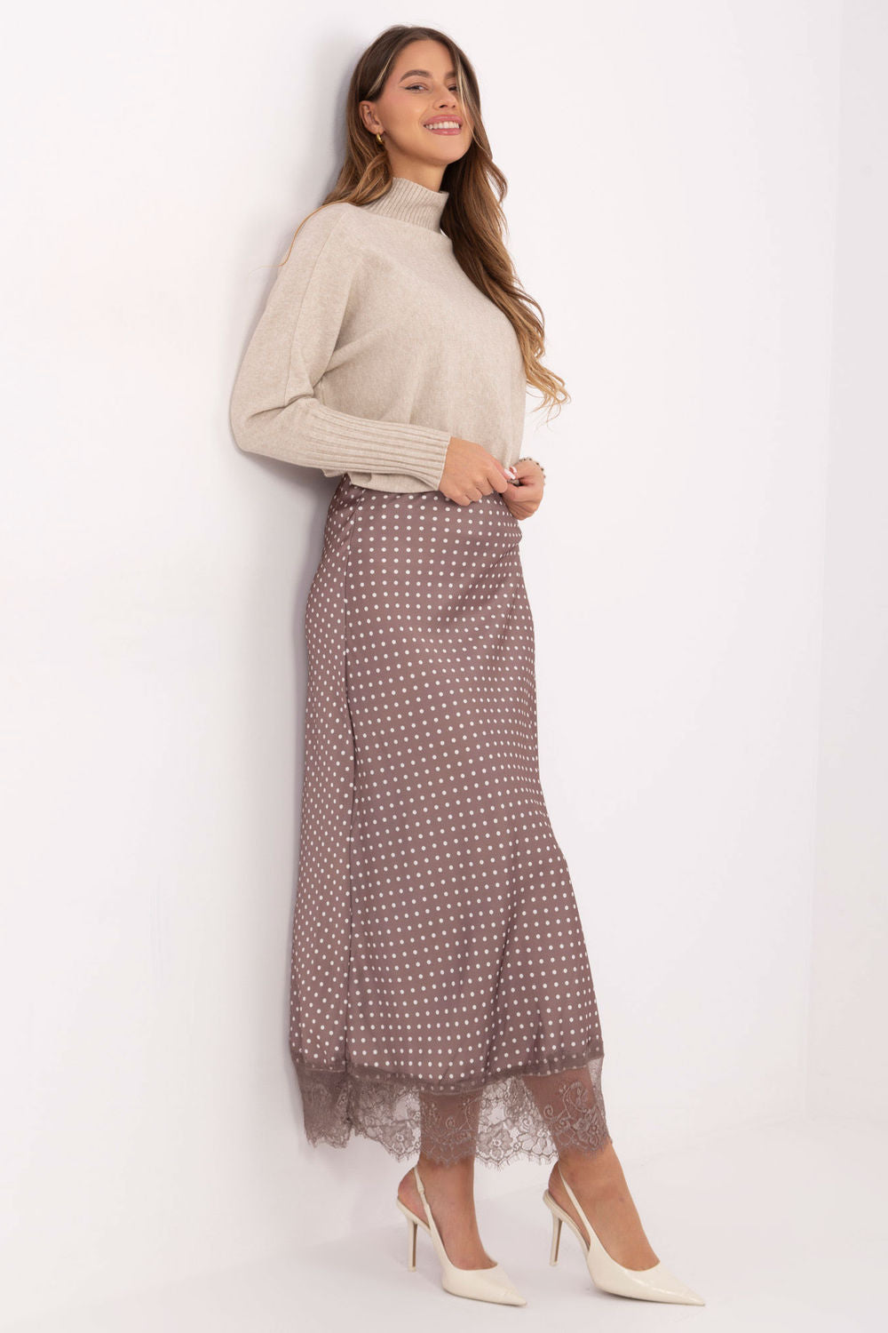 Jupe femme Rue Paris Longue Longue — beige